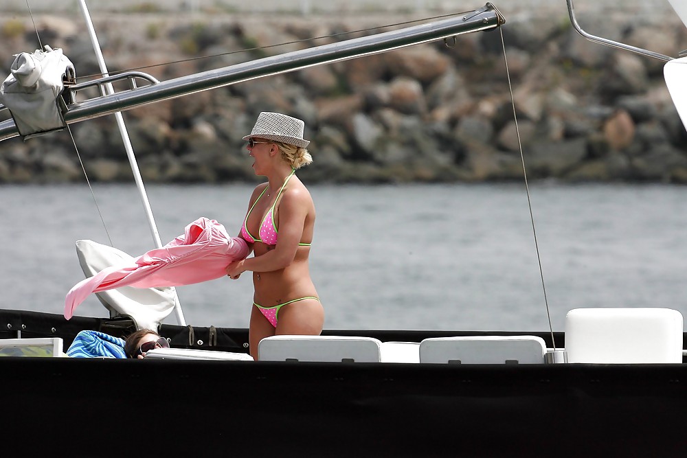 Britney Spears on a boat  #18019434