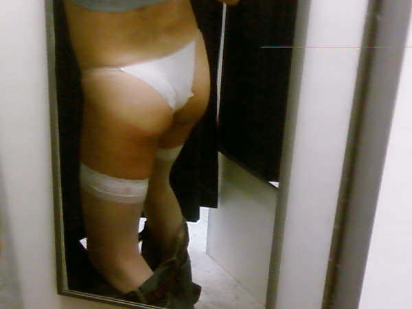 Horny in a department store dressing room #3960631