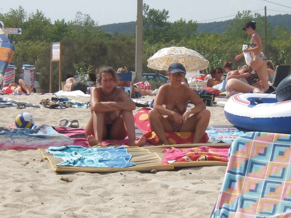 Saggy old whores topless beach #11880264
