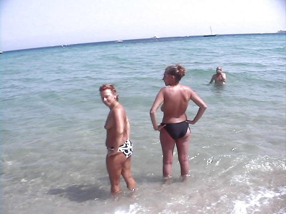 Saggy old whores topless beach #11880277