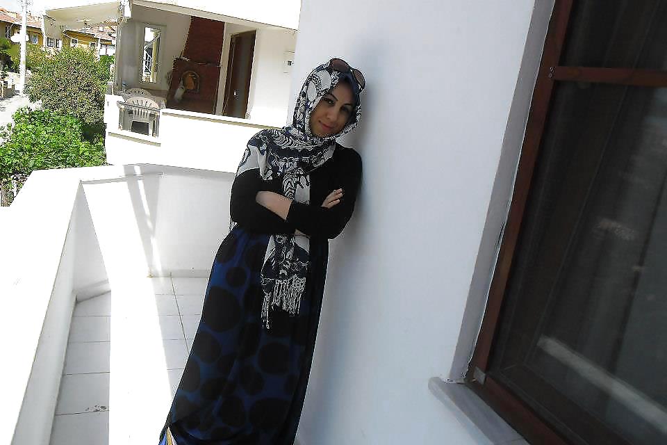 Turbanli hijab árabe, turco, asiático desnudo - no desnudo 03
 #15571733