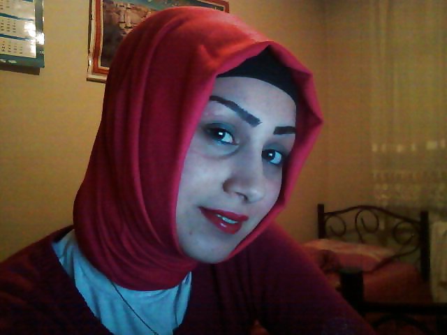 Turbanli hijab arabo, turco, asiatico nudo - non nudo 03
 #15571777