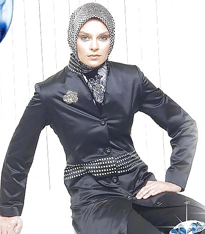 Turbanli hijab arabo, turco, asiatico nudo - non nudo 03
 #15571806