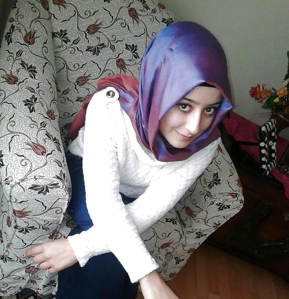 Turbanli hijab árabe, turco, asiático desnudo - no desnudo 03
 #15571828