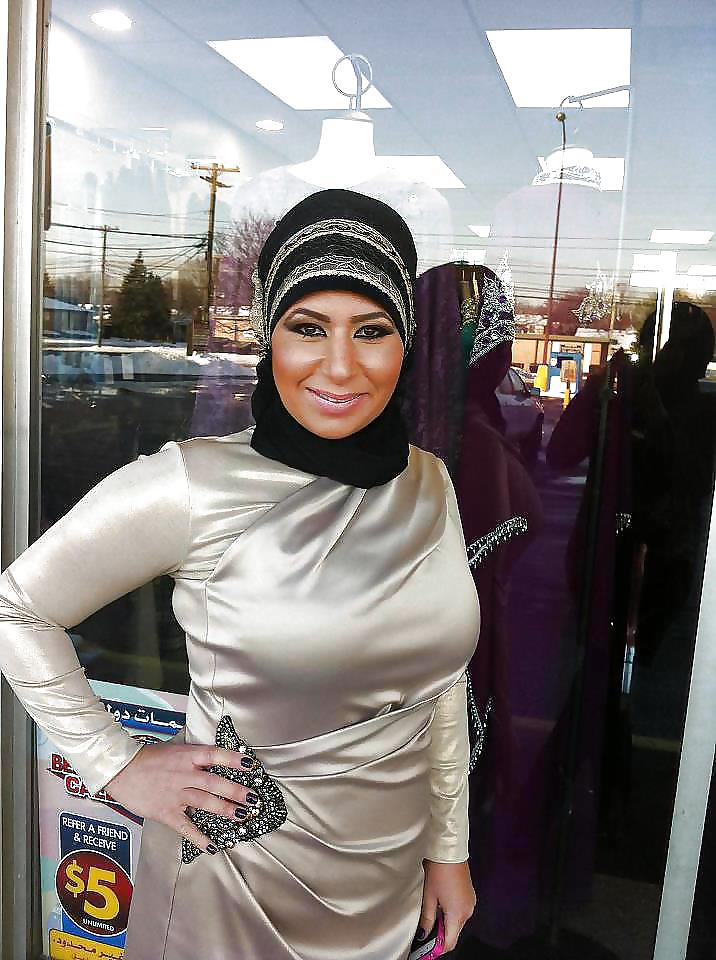 Turbanli hijab arabo, turco, asiatico nudo - non nudo 03
 #15571834