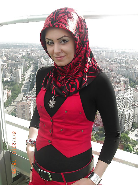 Turbanli hijab arabo, turco, asiatico nudo - non nudo 03
 #15572005
