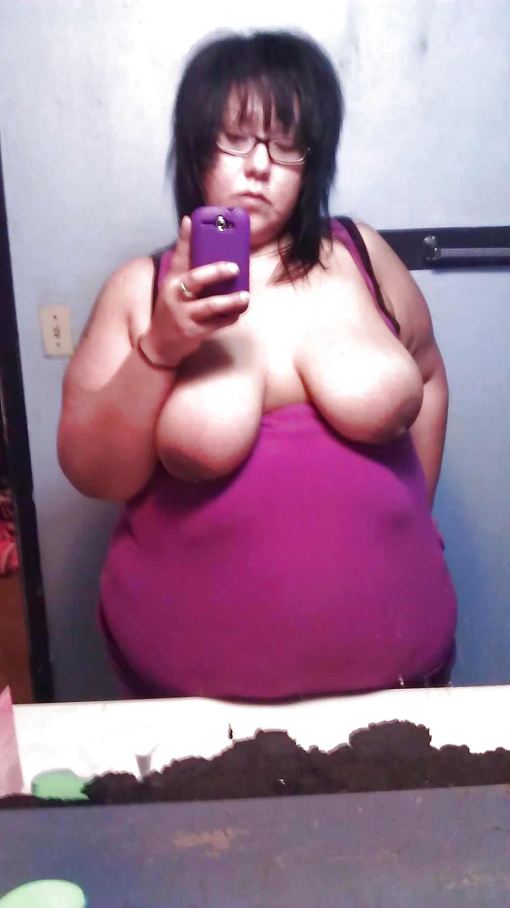 FAT ASIAN WHORE WITH BIG HANGERS #13563327