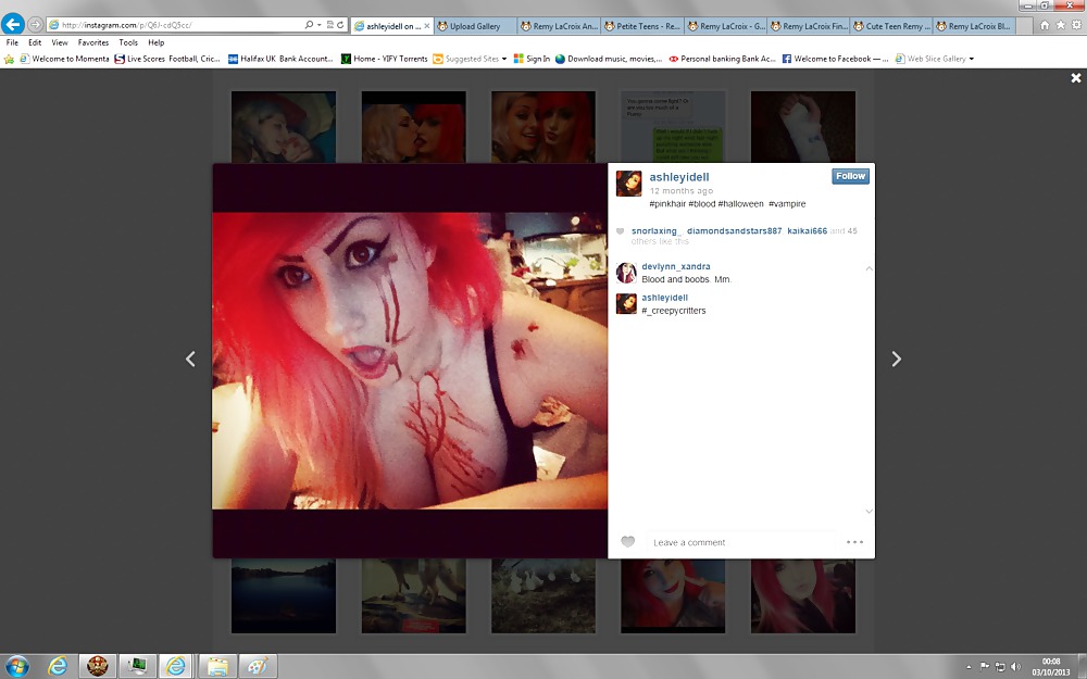 Facebook Emo Gothic Scene Girl Selfies Part 2 #20174505