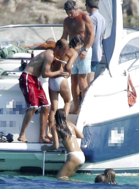 Pippa Middleton sexy white bikini #3738955