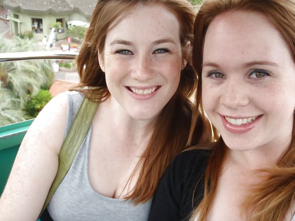 Freckly Redhead College Babes #8582134