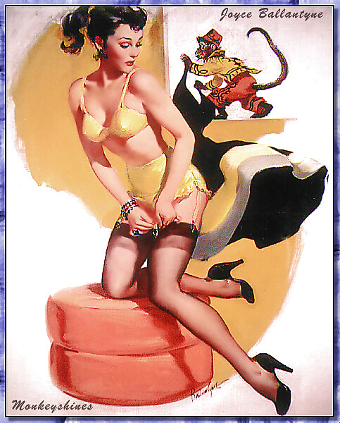 Vintage pin-up drawings 4 (non-nude) #5588263