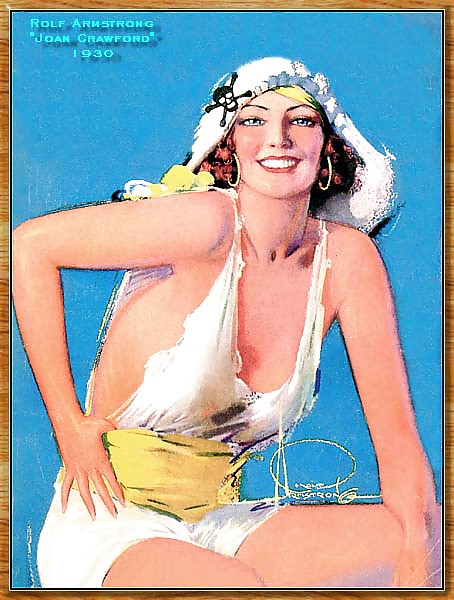 Vintage pin-up drawings 4 (non-nude) #5588309