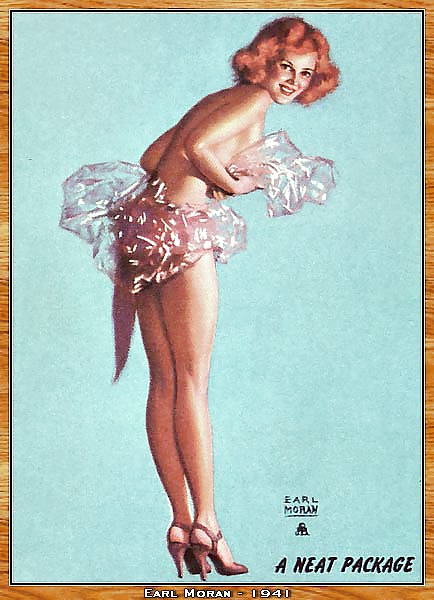 Vintage pin-up drawings 4 (non-nude) #5588313