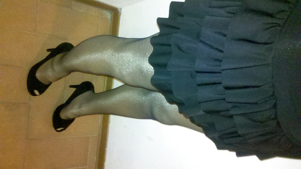 Miniskirt and new shoes #14640141