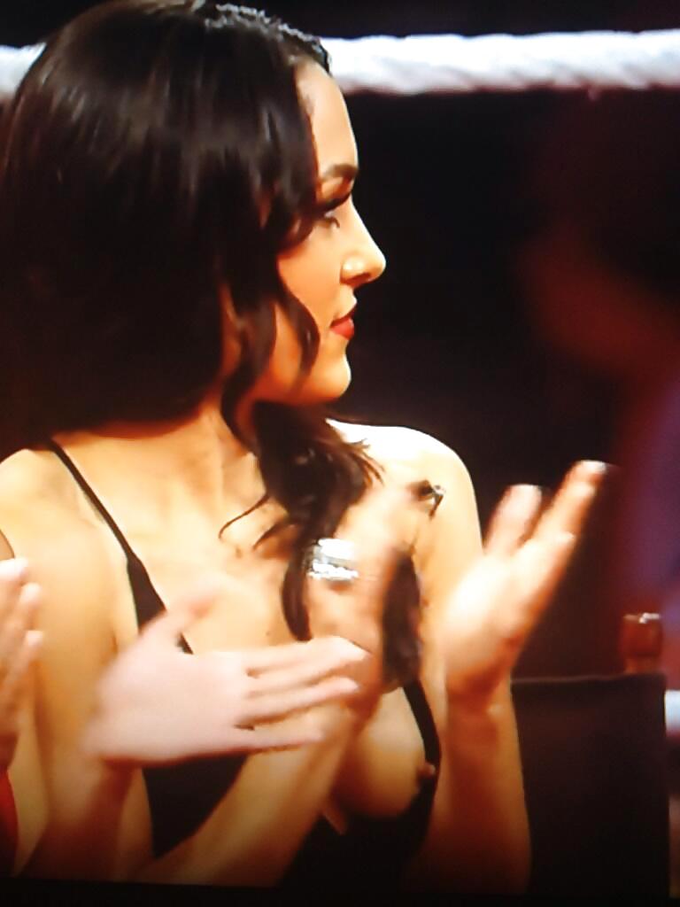 Brie bella (bella twins) nip slip on raw
 #19918304