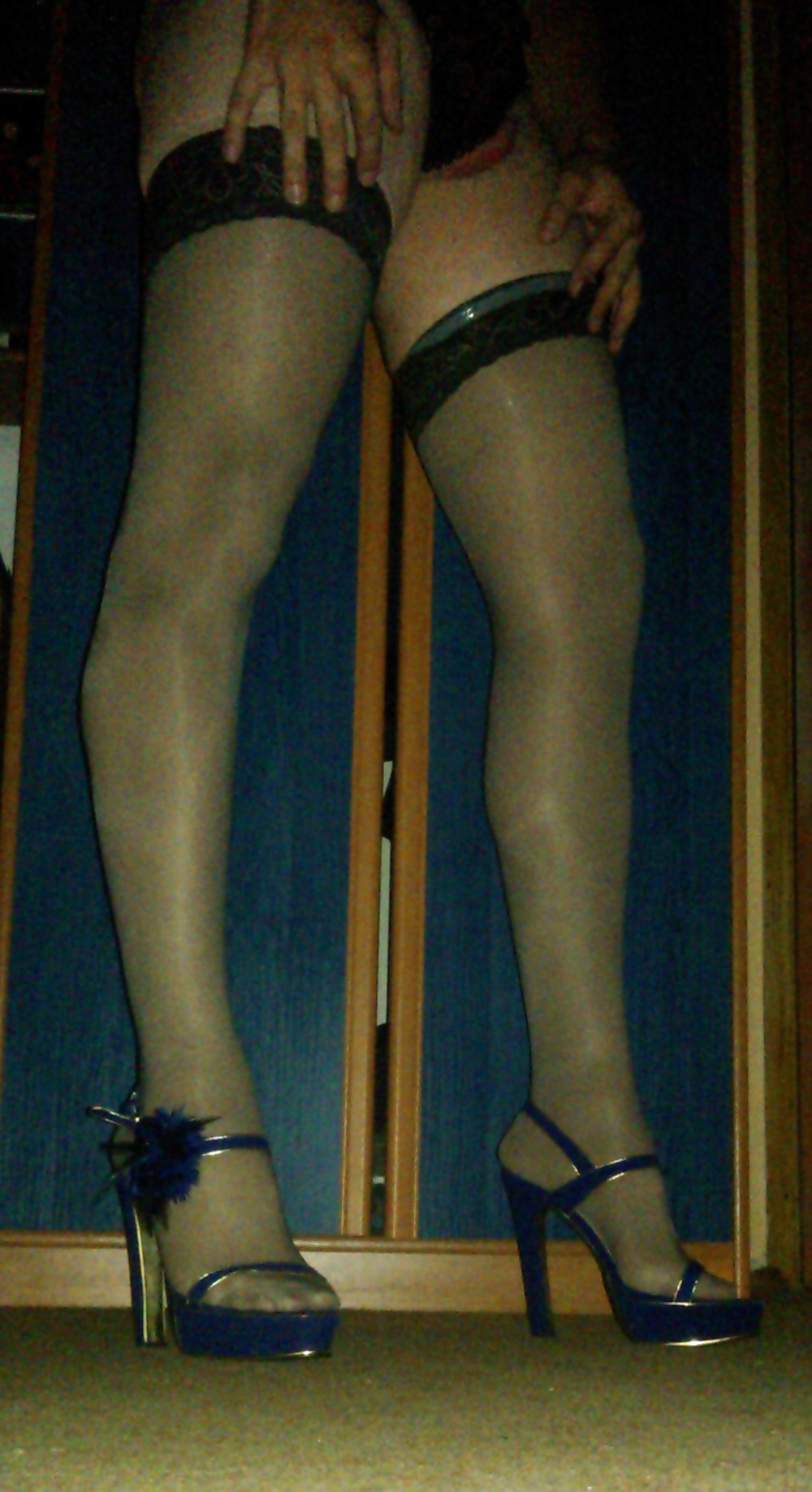 New heels and stockings #21819201