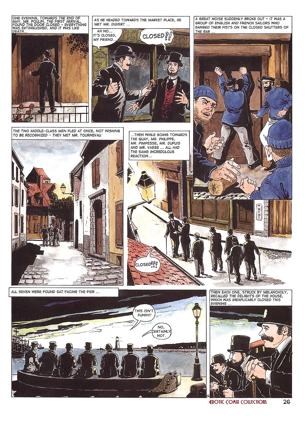 Fumetto erotico arte 25 - la casa tellier
 #20416337