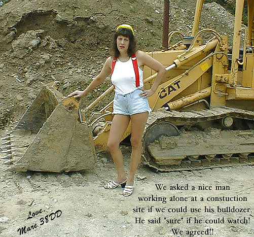 Ex Wife on Bulldozer  #16894640