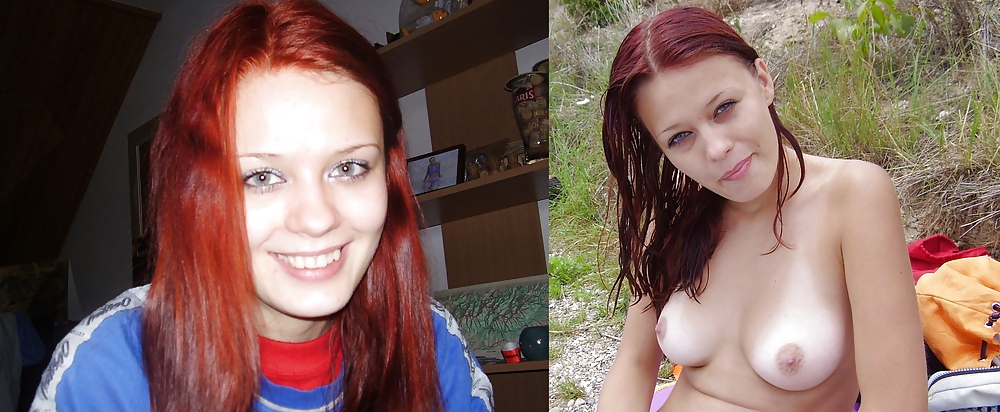 Teens dressed undressed Before and after #12832960