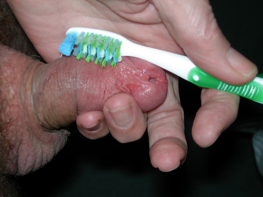 Urethra juguetes cepillo final del cepillo de dientes y la clavija
 #6839317