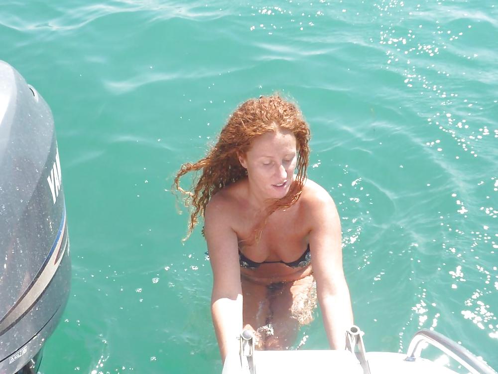 Hotlegs-sexy redhead milf #4300393