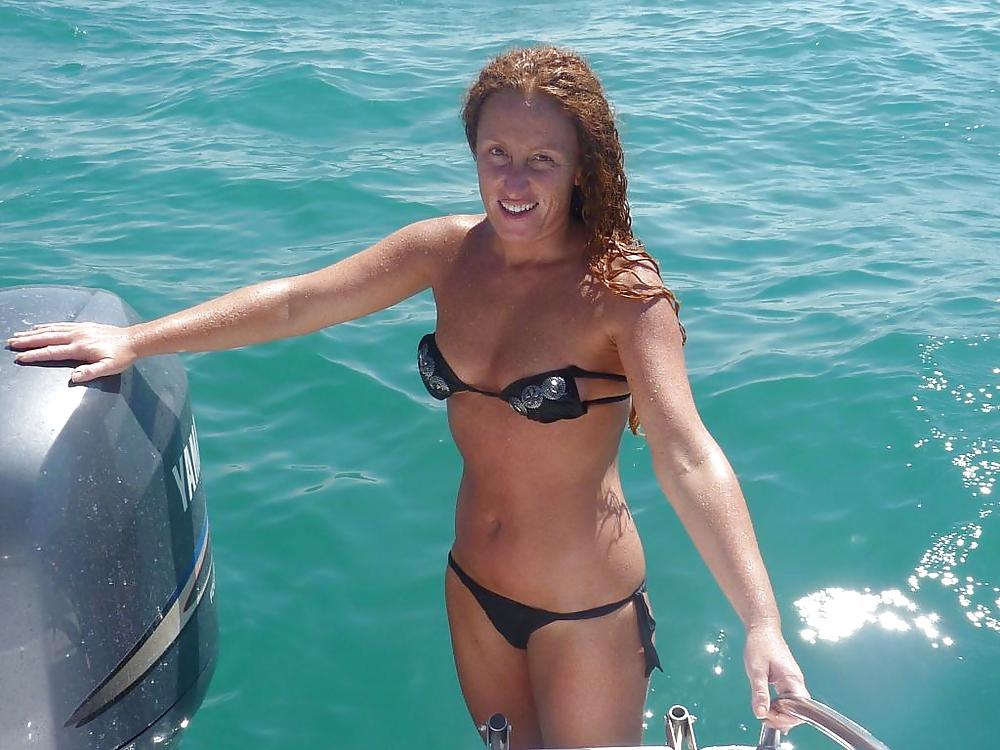 Hotlegs-sexy redhead milf #4300474