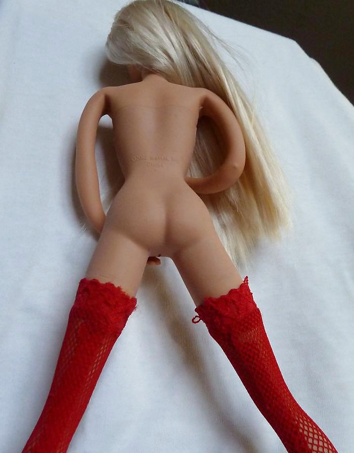 Naughty Barbie doll