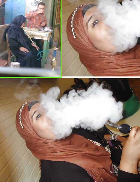 Smoking- hijab niqab jilbab arab  #17443848