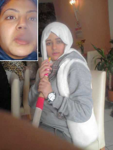 Smoking- hijab niqab jilbab arab  #17443913