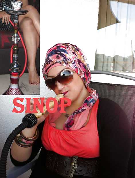 Smoking- hijab niqab jilbab arab  #17443926