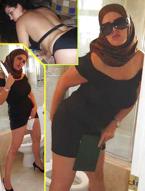 Smoking- hijab niqab jilbab arab  #17444003