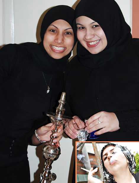 Smoking- hijab niqab jilbab arab  #17444033