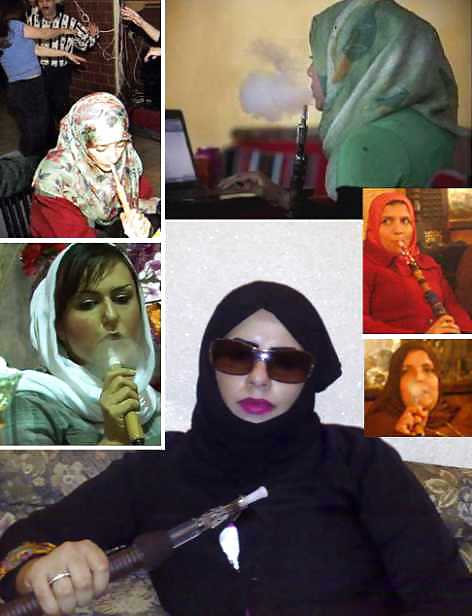 Smoking- hijab niqab jilbab arab  #17444039