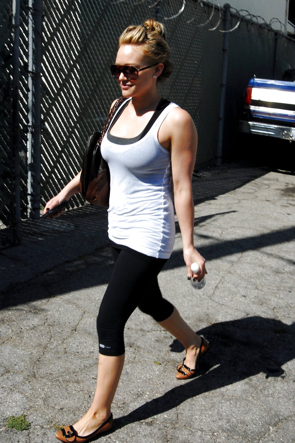 Hilary Duff Leaves her pilates class in Toluca Lake #3615174