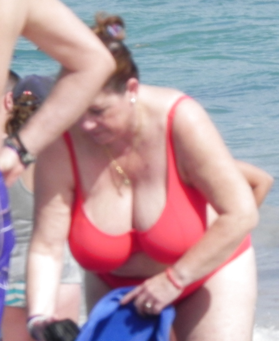 Mature boobs beach #5532659