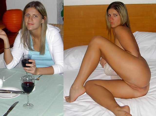 Teens dressed undressed Before and After #15484629
