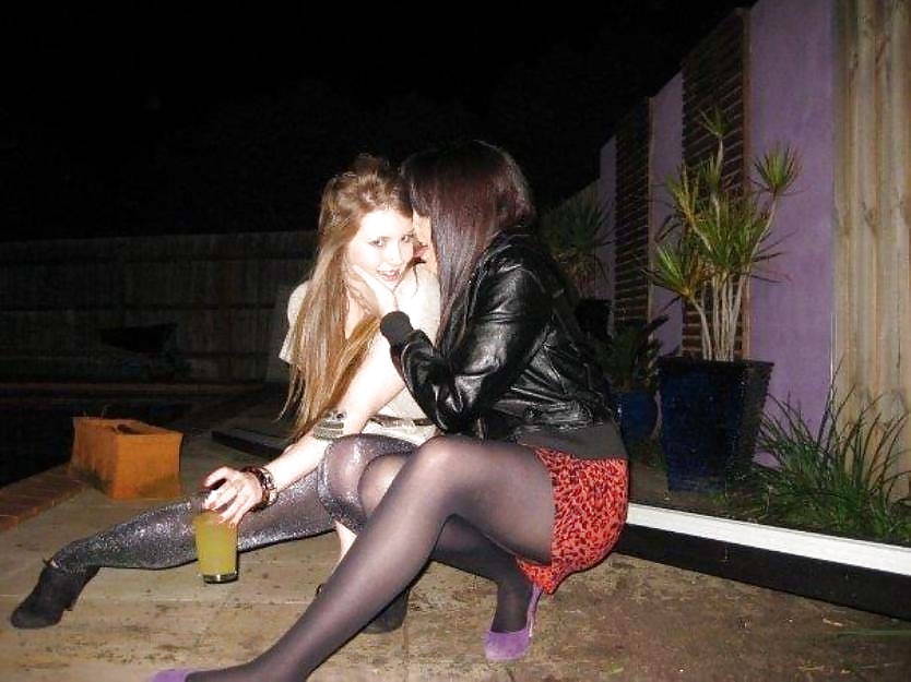 Lesbian Stocking Smoochers #8774183