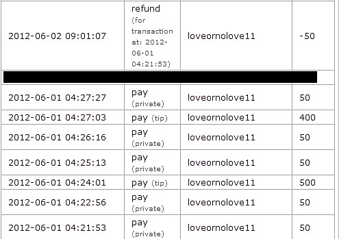 払い戻し
 #11946689