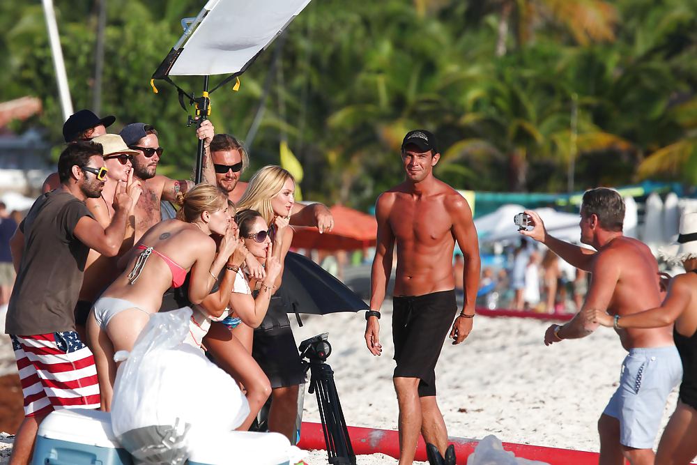 Candice Swanepoel Bikini pics VS campaign Photoshoot St Bart #5153030