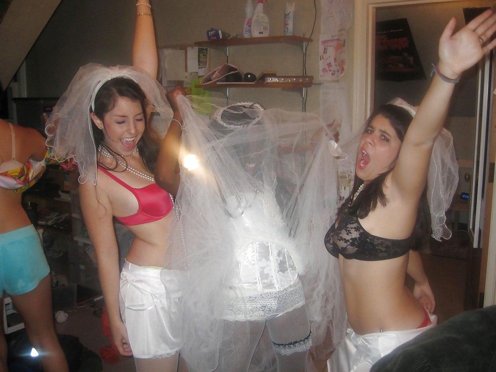BRIDES wedding voyeur upskirt white panties and bra #21329157