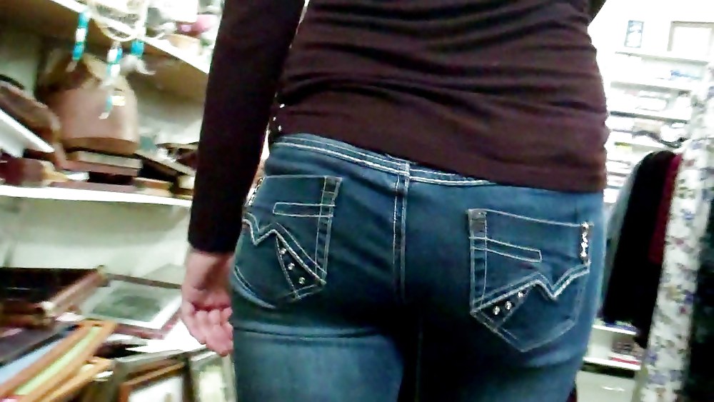 Ass & butt in jeans looking tightly delicious #6144209
