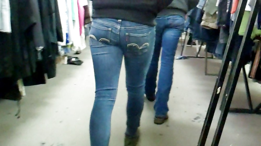 Ass & butt in jeans looking tightly delicious #6144293