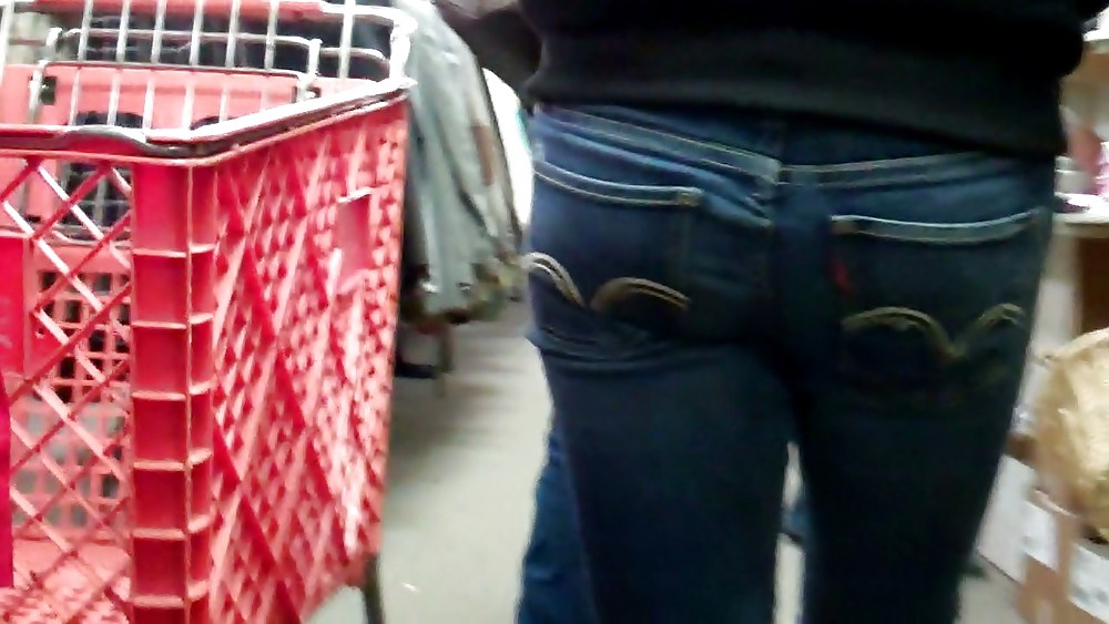 Ass & butt in jeans looking tightly delicious #6144334