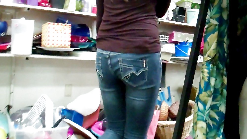 Ass & butt in jeans looking tightly delicious #6144381