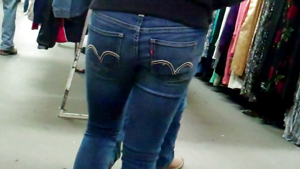 Ass & butt in jeans looking tightly delicious #6144388