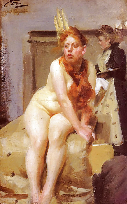 Dipinto ero e porno arte 35 - anders zorn per ottmar
 #11639996