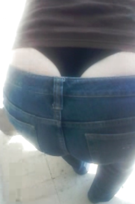 Sexy thong jeans #10561923