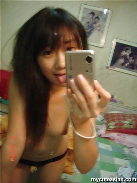 Selfmade pics of hot Asian naked at home #3465827