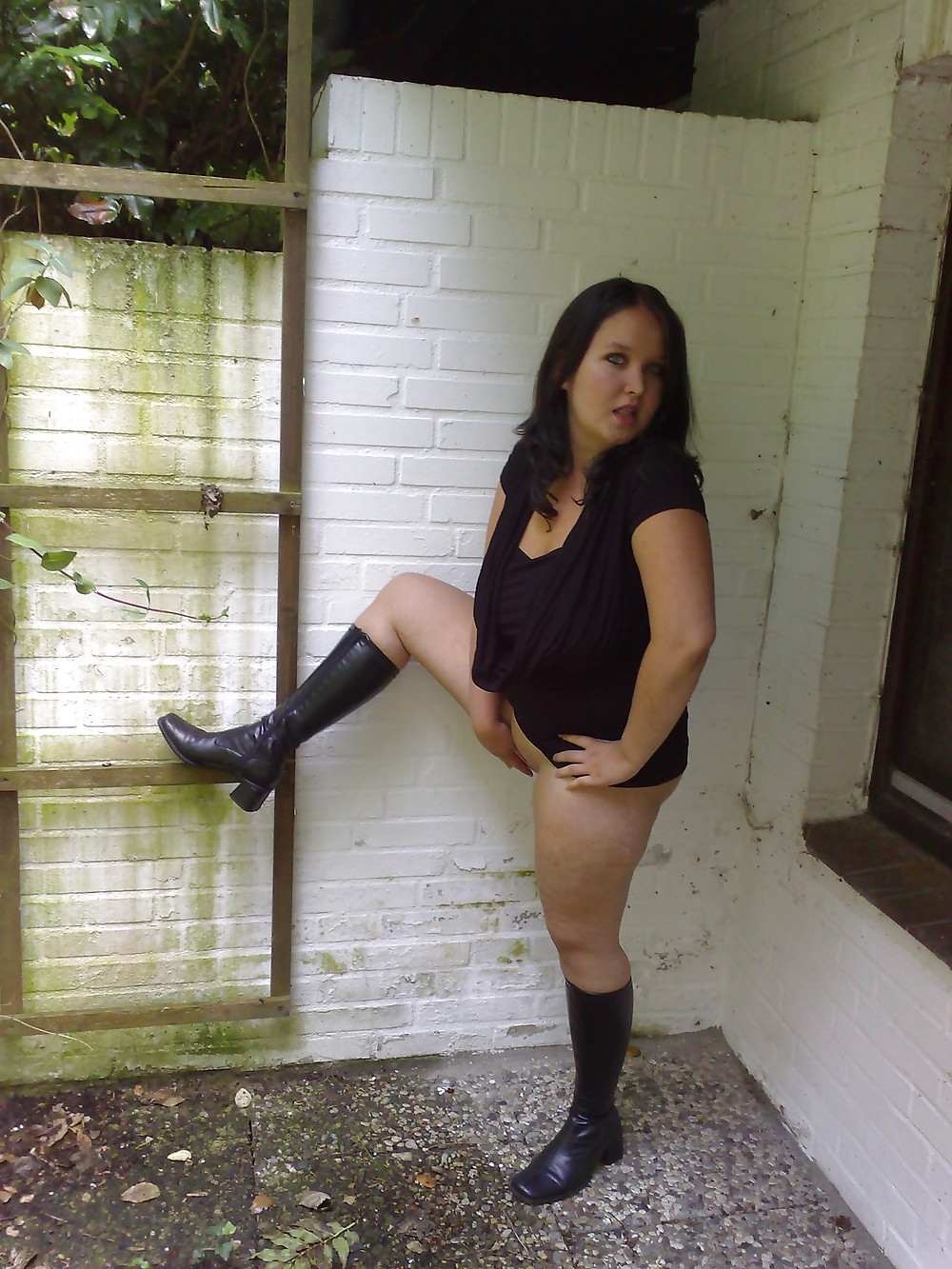Busty Chubby Babe in Boots #6671460