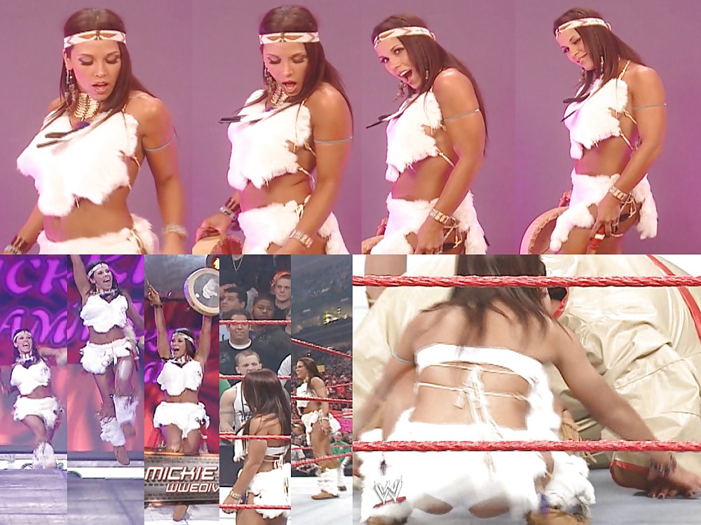 WWE TNA diva Mickie James big ass and big tits #4077602